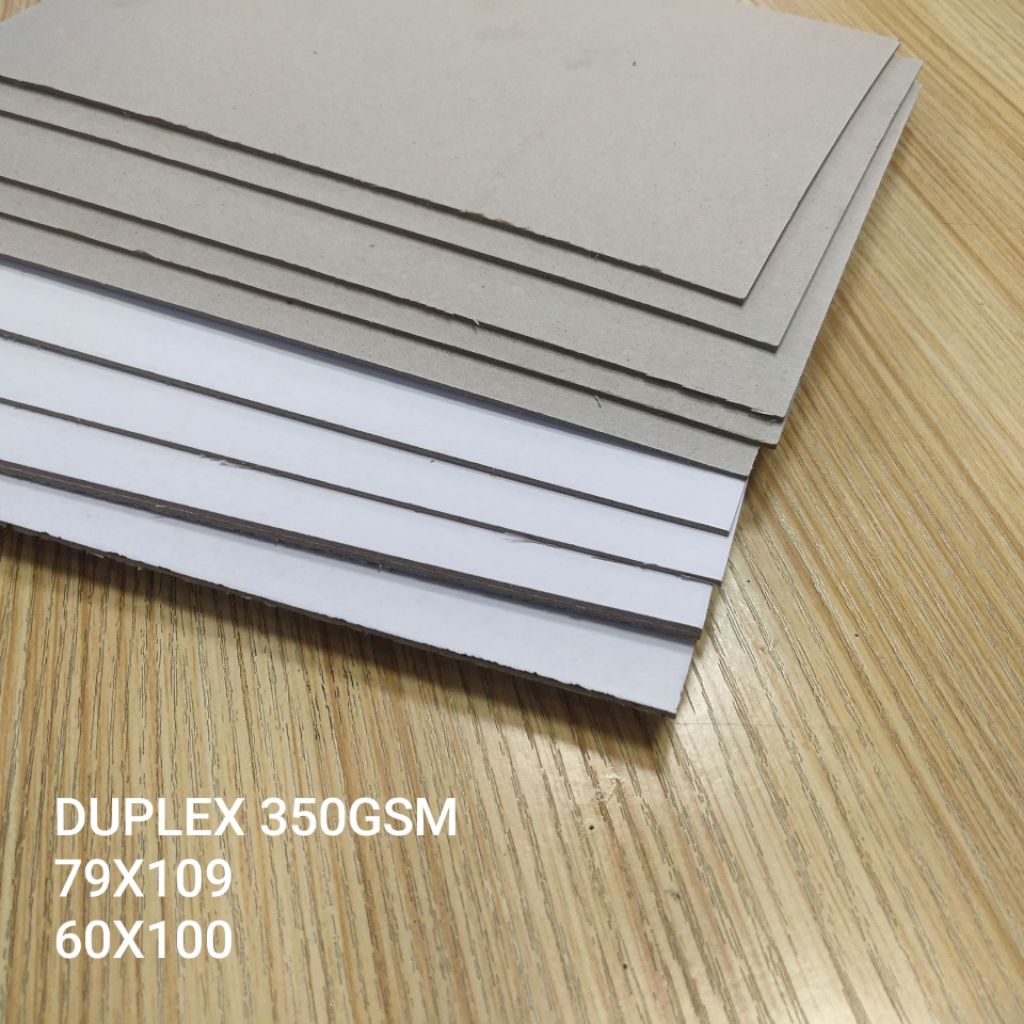 duplex karton 350gsm kertas pola