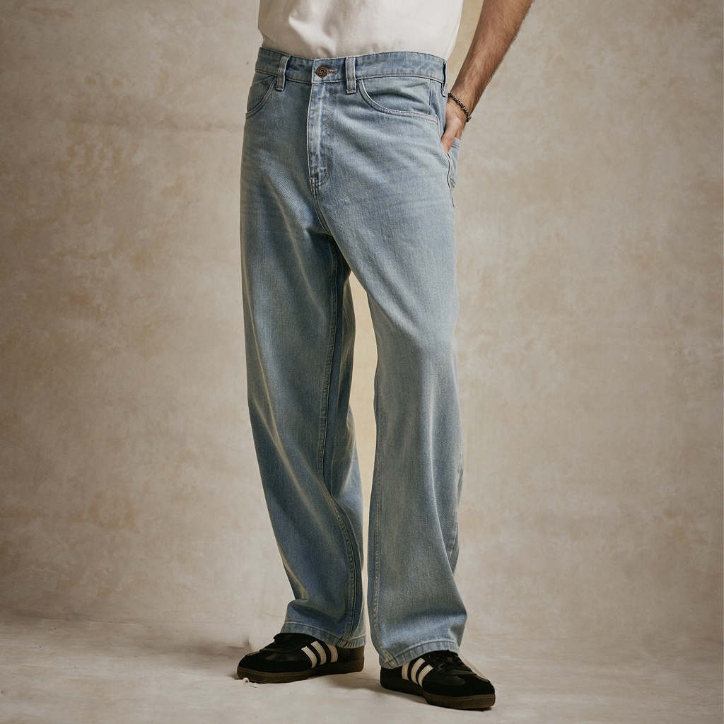 Osella Classic Baggy Jeans 108O6604 | Celana Denim Baggy Pria
