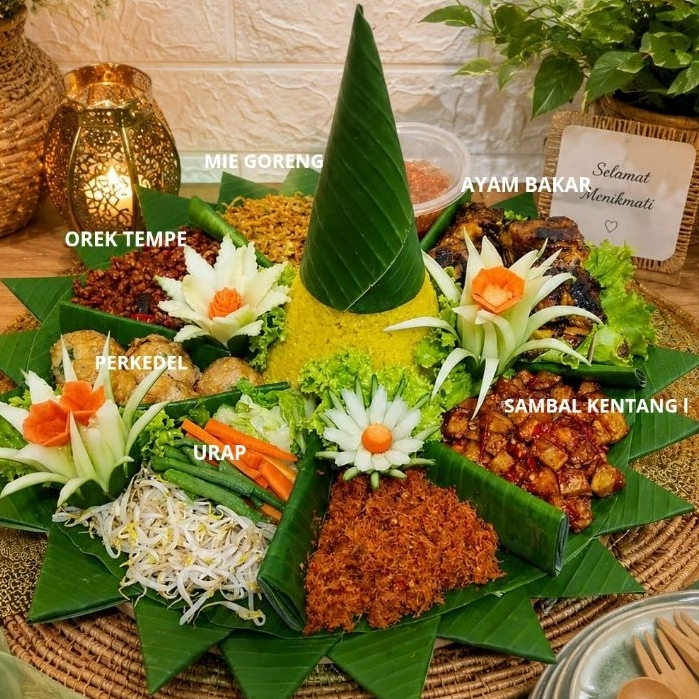 Tumpeng 5 porsi/enak/murah/palembang
