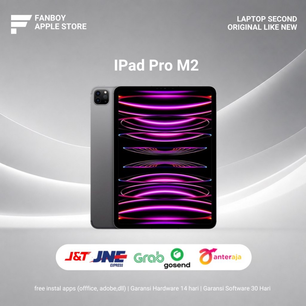 Ipad Pro M2 11 Inch Celullar 256GB Second Berkualitas