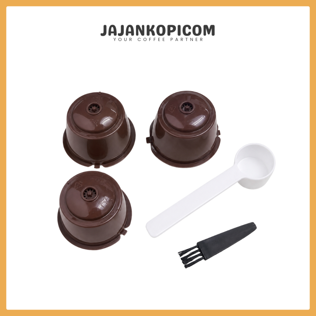 CAPSULE DOLCE GUSTO REFILL KAPSUL COFFEE LATTE REUSABLE DOLCE GUSTO