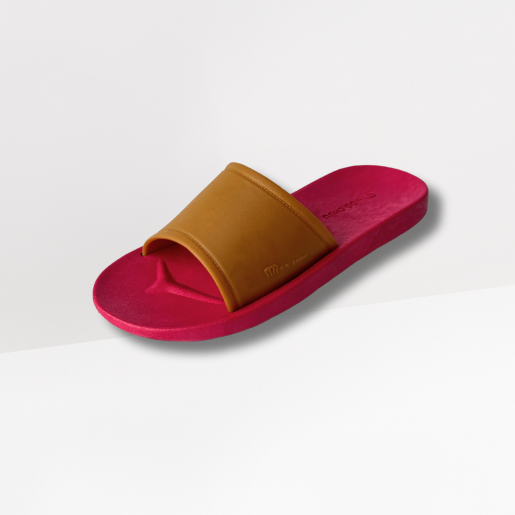 Moo Chuu MC07 Sandal Unisex Tapak Pink - Pilihan Tali dan Size