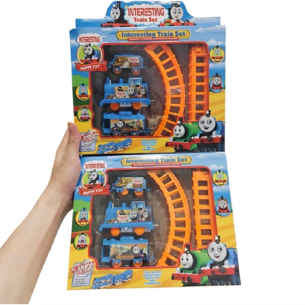 MAINAN ANAK THOMAS INTERESTING TRAIN SET - KERETA TANGGA THOMAS