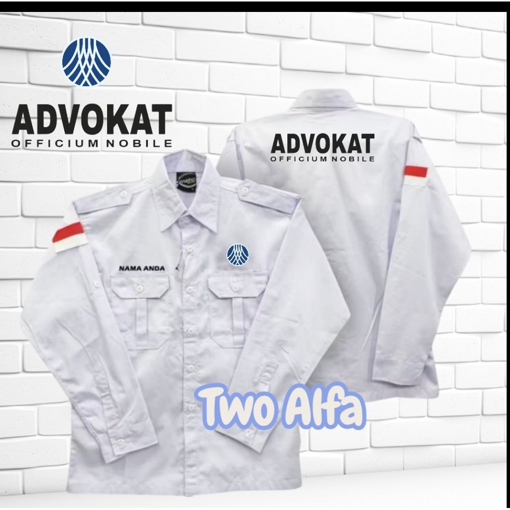 Kemeja ADVOKAT Seragam LAWYER Baju Kerja ADVOKAT.