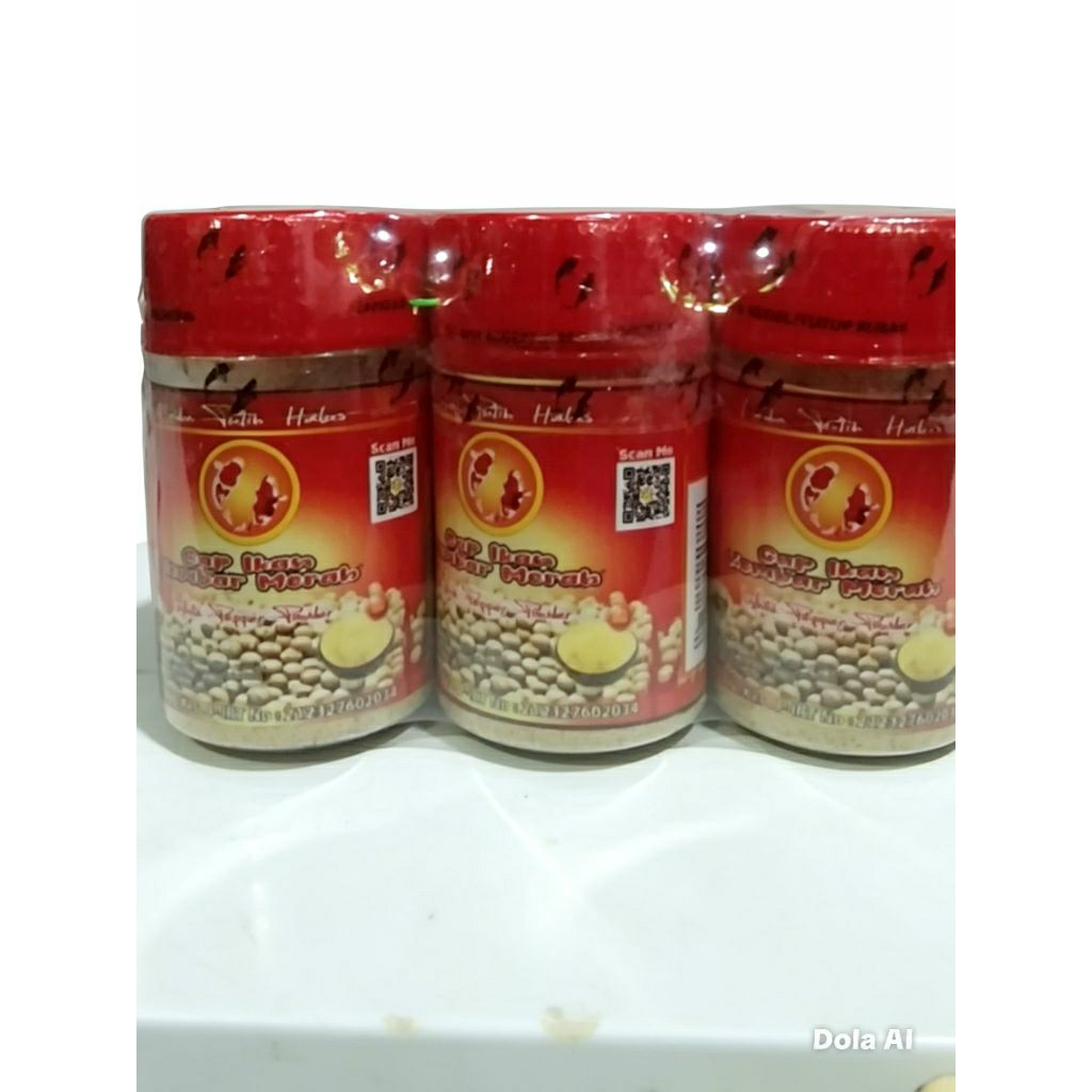 lada putih cap ikan kembar atau KOI 1pak isi 6 pcs