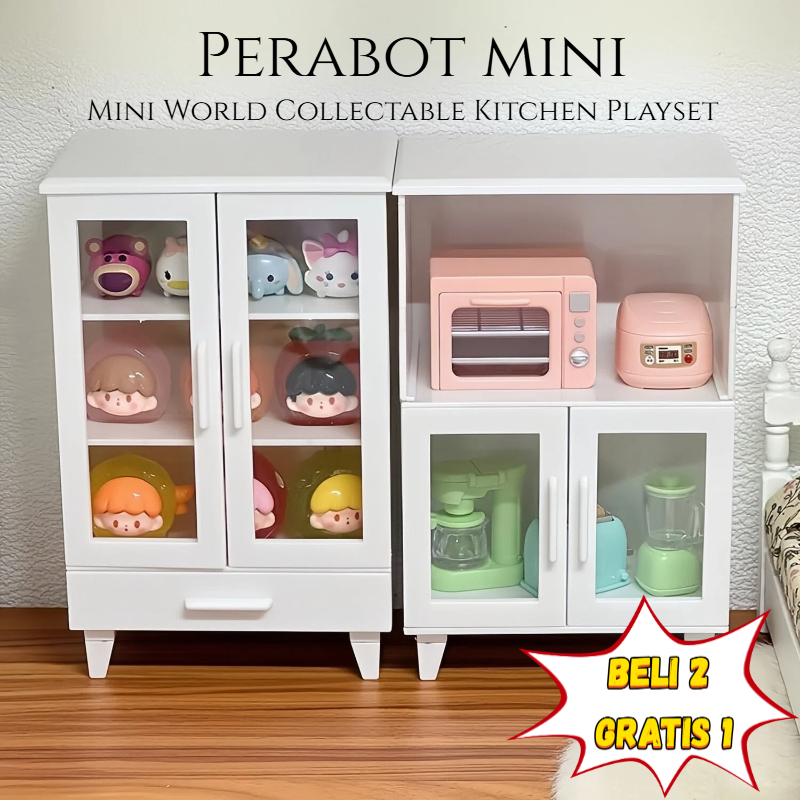 Miniatur Rak/Rak Display Penyimpanan/Rak Penyimpanan di meja/Ornamen Miniatur