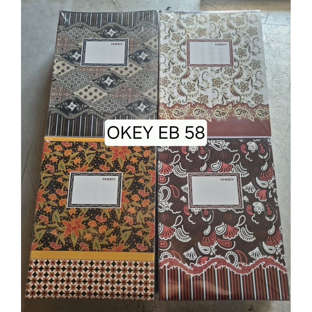BUKU TULIS OKEY EB 58 BATIK PERPAK ISI 10