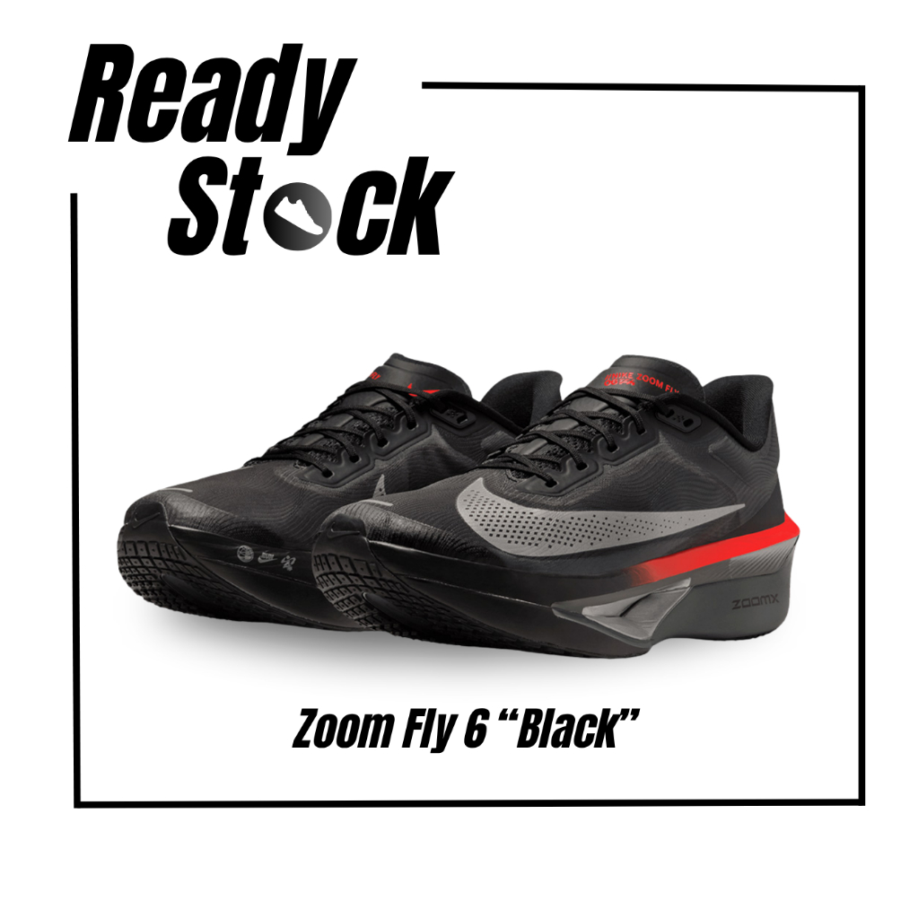 Nike Zoom Fly 6 "Black" Running Shoes (100% Authentic)