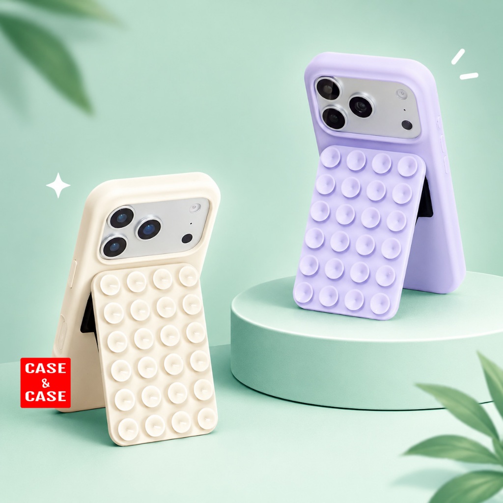 Softcase Gurita Suction Cup Iphone 11 | 11 Pro | 11 Pro Max | 12 | 12 Pro | 12 Pro Max Stand HP Anti