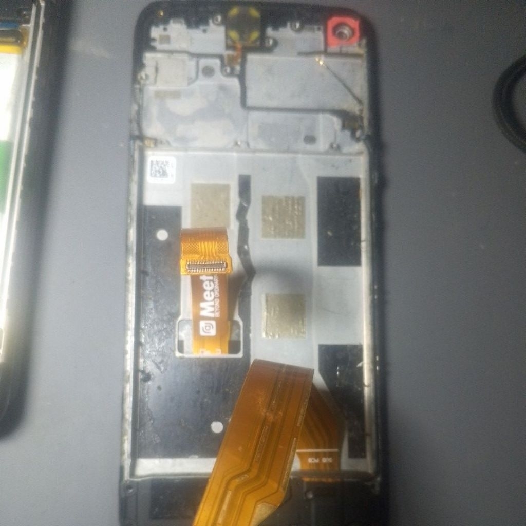 OPPO A53 LCD MINUS BLUR+FRAME PAPAN CHARGE+FLEKSIBEL CHARGE ON