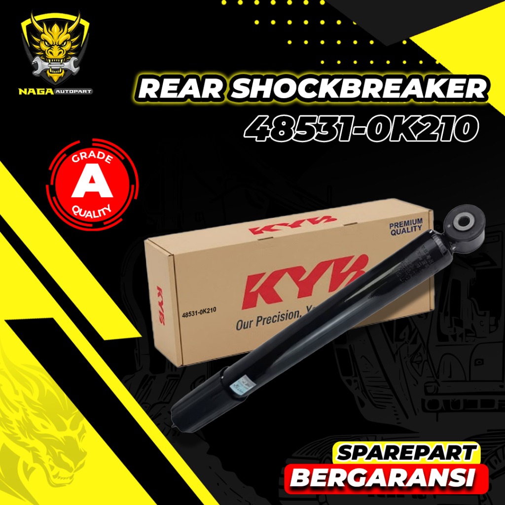 SHOCKBREAKER BELAKANG - FORTUNER (KYB) - 48531-0K210 - KYB - BERGARANSI