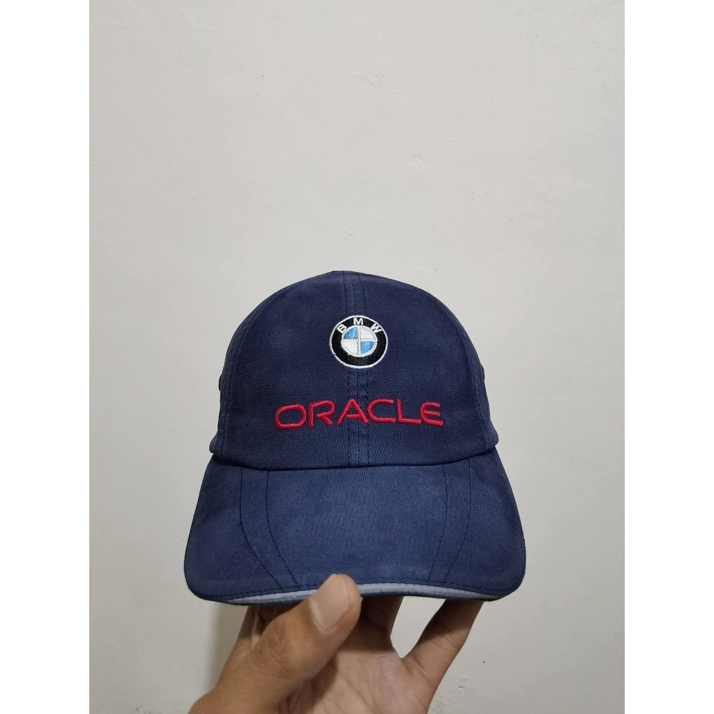 Topi Henri Lloyd BMW ORACLE America's Cup Yatch Racing Embroidered Logo Baseball Cap