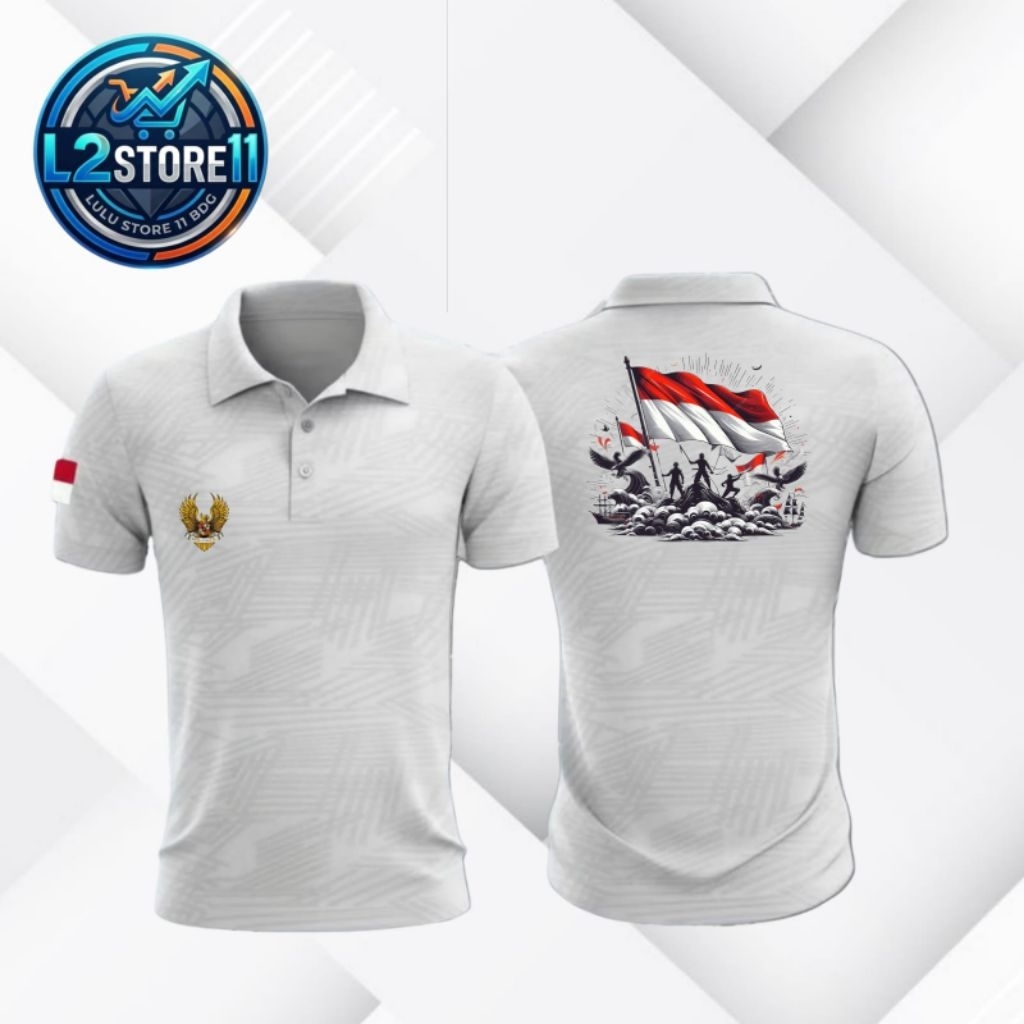 Kaos wangky logo bendera