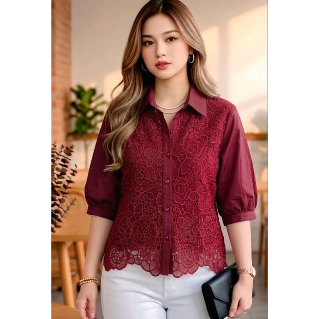 Blouse Katun Bolong