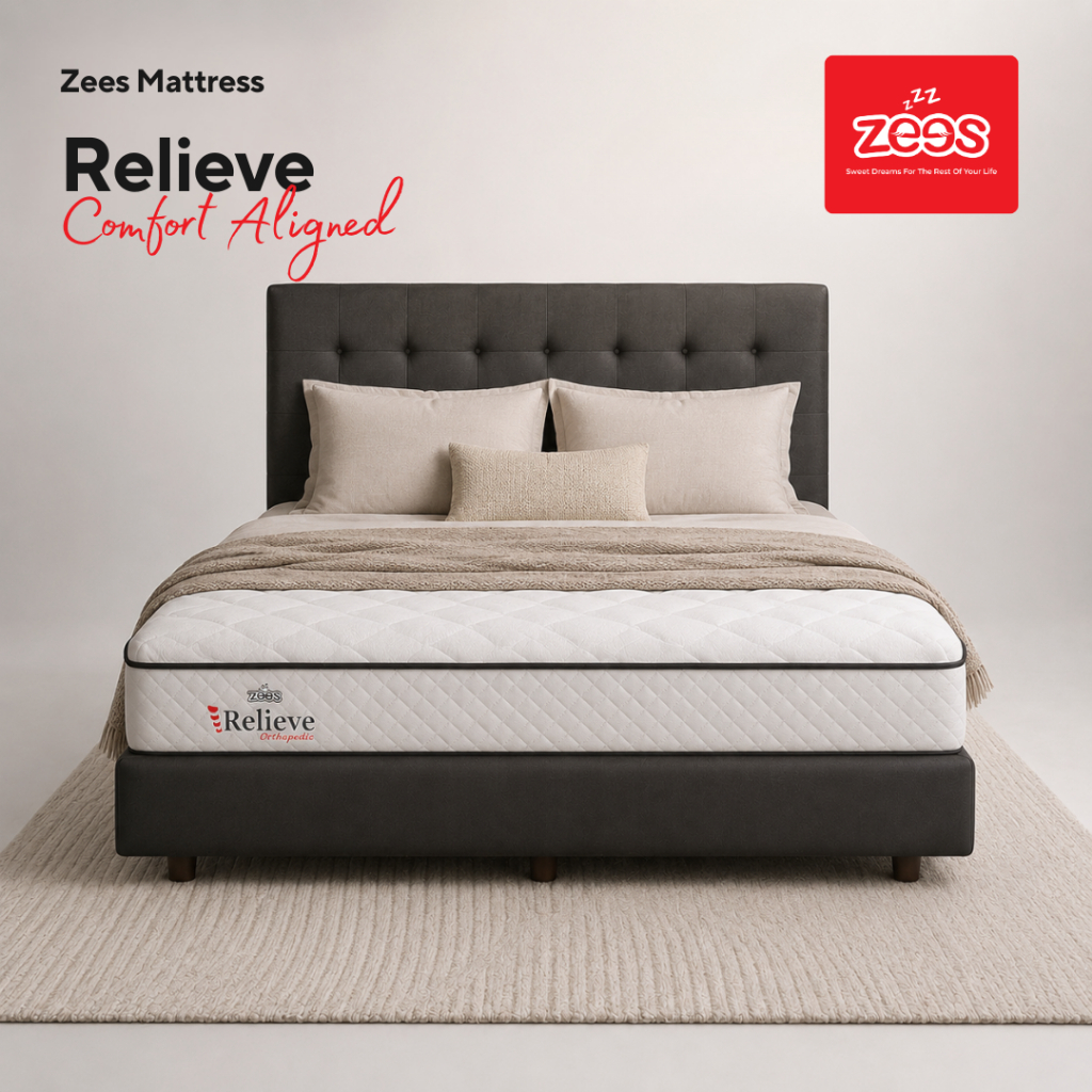 Zees Spring Bed Kasur Revive off white Orthopedic - Bedset, Spring bed dan Divan