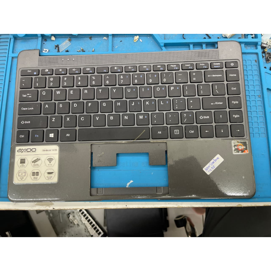 Palmrest + Keyboard Axioo Slimbook 14 R5 Top Case Casing Atas