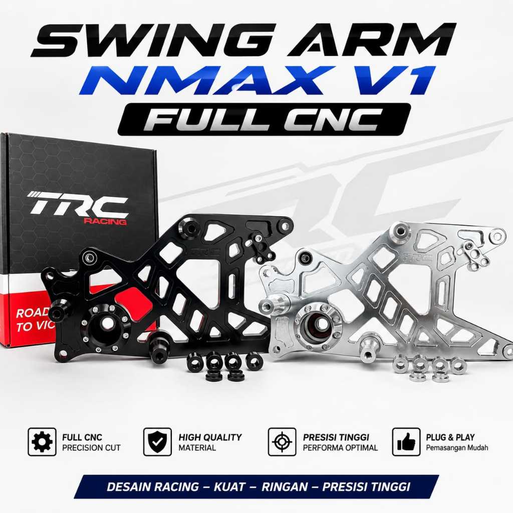 Swing Arm Nmax V1 Swing Arm TRC N MAX Old Full CNC Swing Arm Full Billet Nmax Old ABS Non ABS