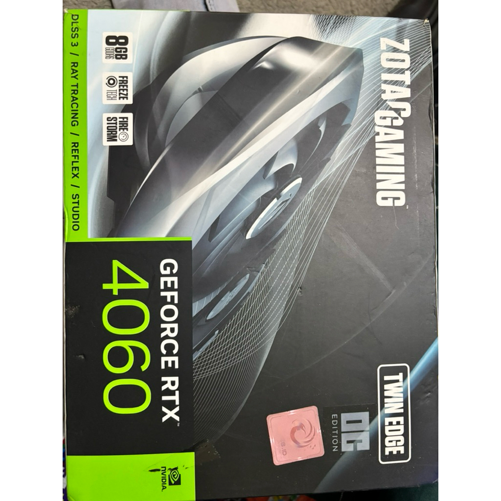 RTX 4060 8gb Zotac second like new