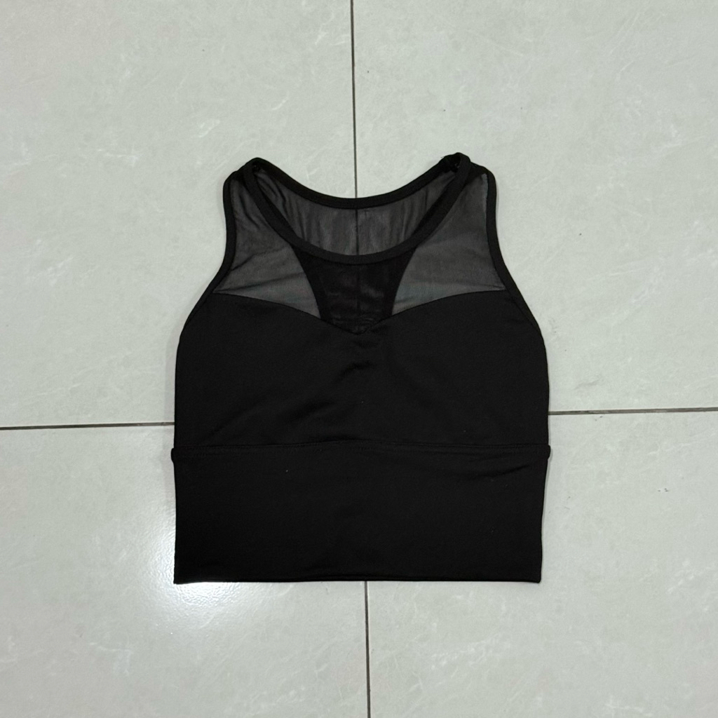 Crop STL BraSport Atasan Yoga Pilates