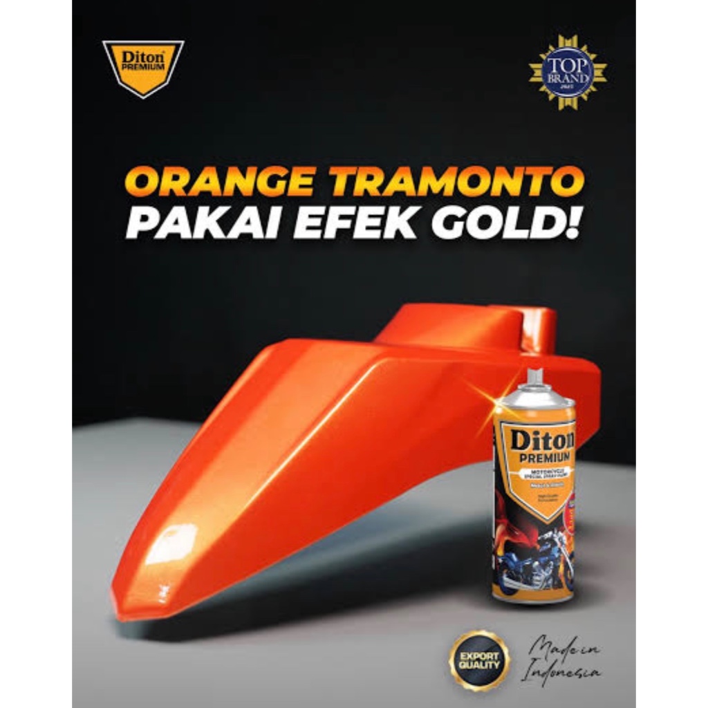 Pilox Orange Tramonto Diton Premium x Lembayung Gold || Cat Semprot Diton Premium Body Motor Rangka 
