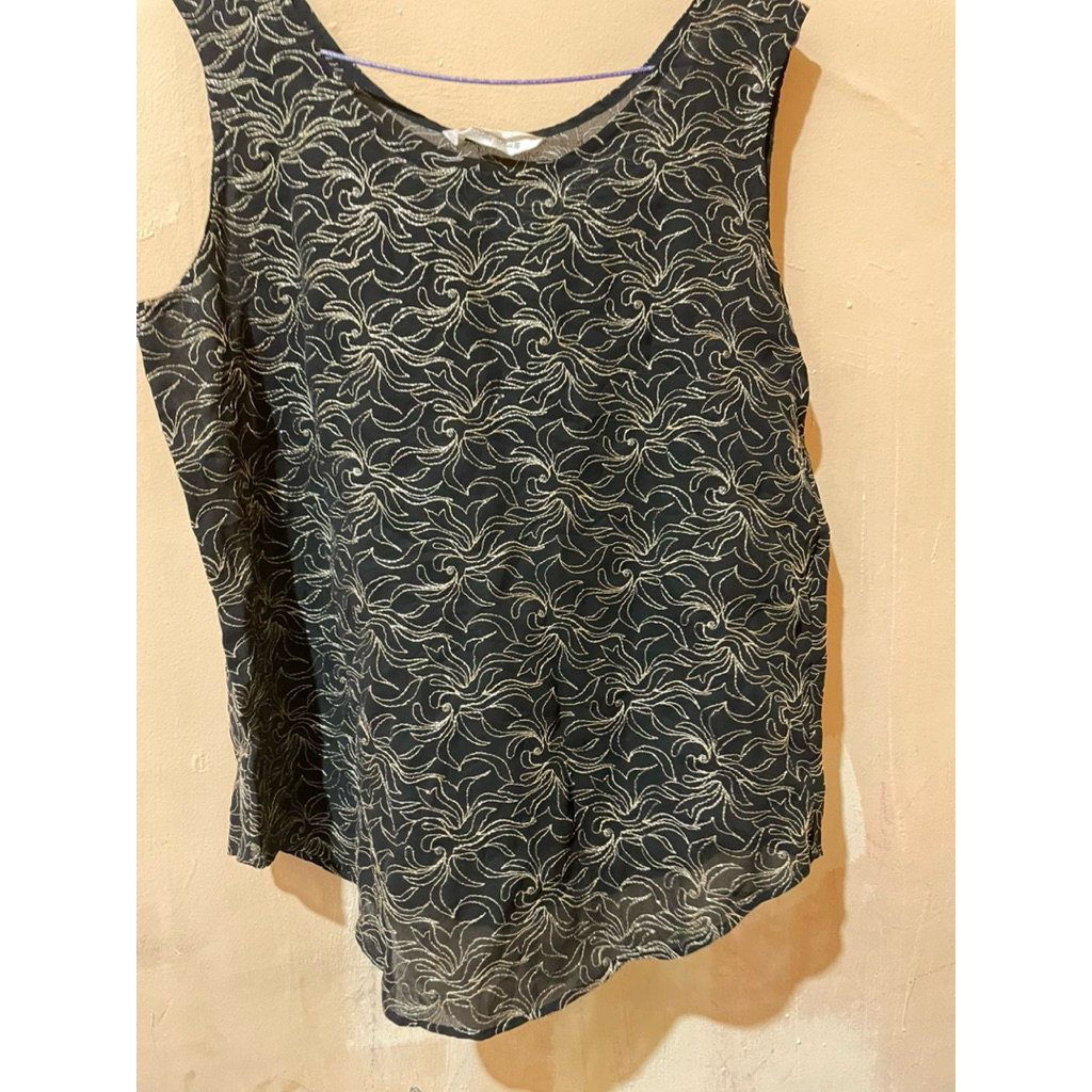 preloved vest hitam