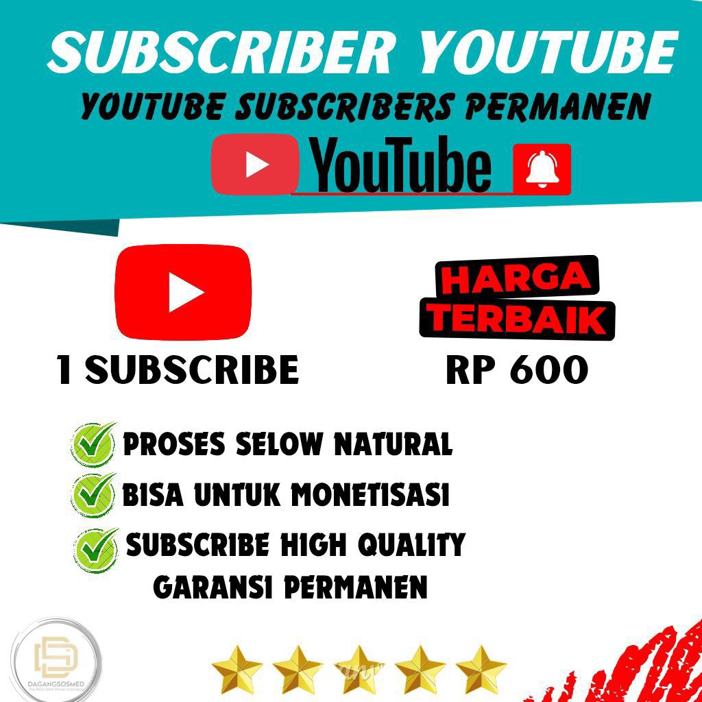 PROMO JASA SUBSCRIBE YOUTUBE PERMANENT GARANSI