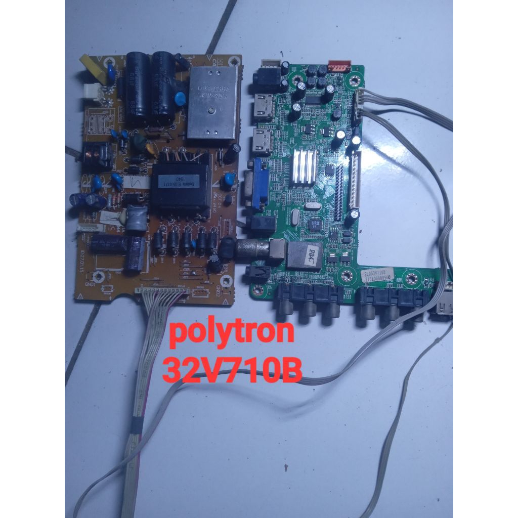 maenbord + psu satu sett polytron  32v710