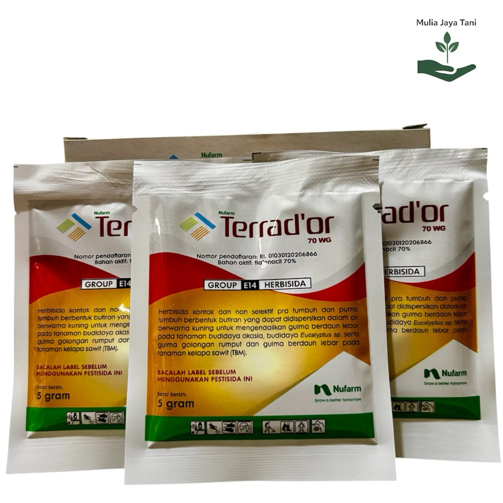 Herbisida TERRADOR 70WG Isi 5 Gram - Herbisida Terrad'or Tiafenacil 70% - Herbisida Kixor