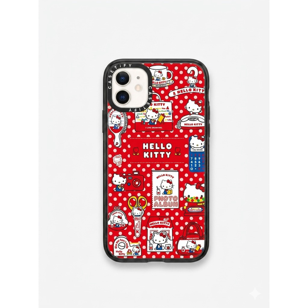 Case Akrilik hello kitty iPhone 11