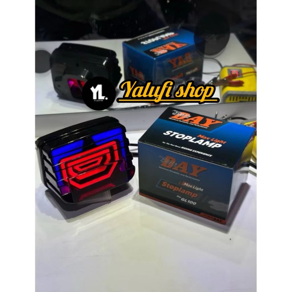 Stopan Stoplamp lampu belakang Honda Win 100 125 CB K5 C700 C800 SuperCup Running model Infiniti inf