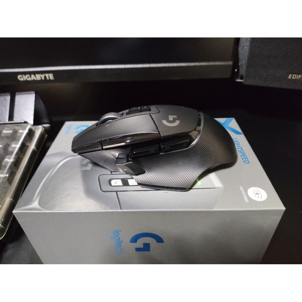 Logitech G502 Lightspeed Mouse Gaming Wireless Hitam Ergonomic
