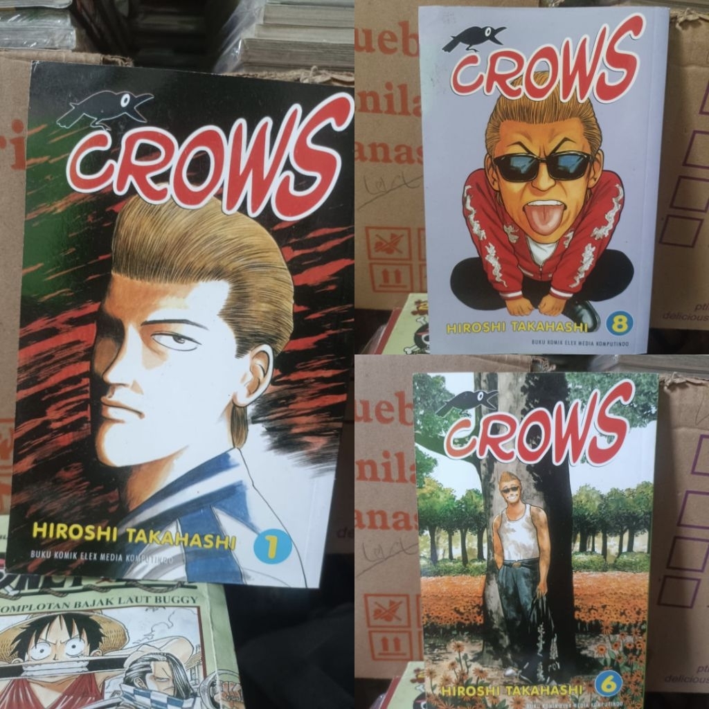 Komik crows 1,6,8 / komik crows vol 1,6,8