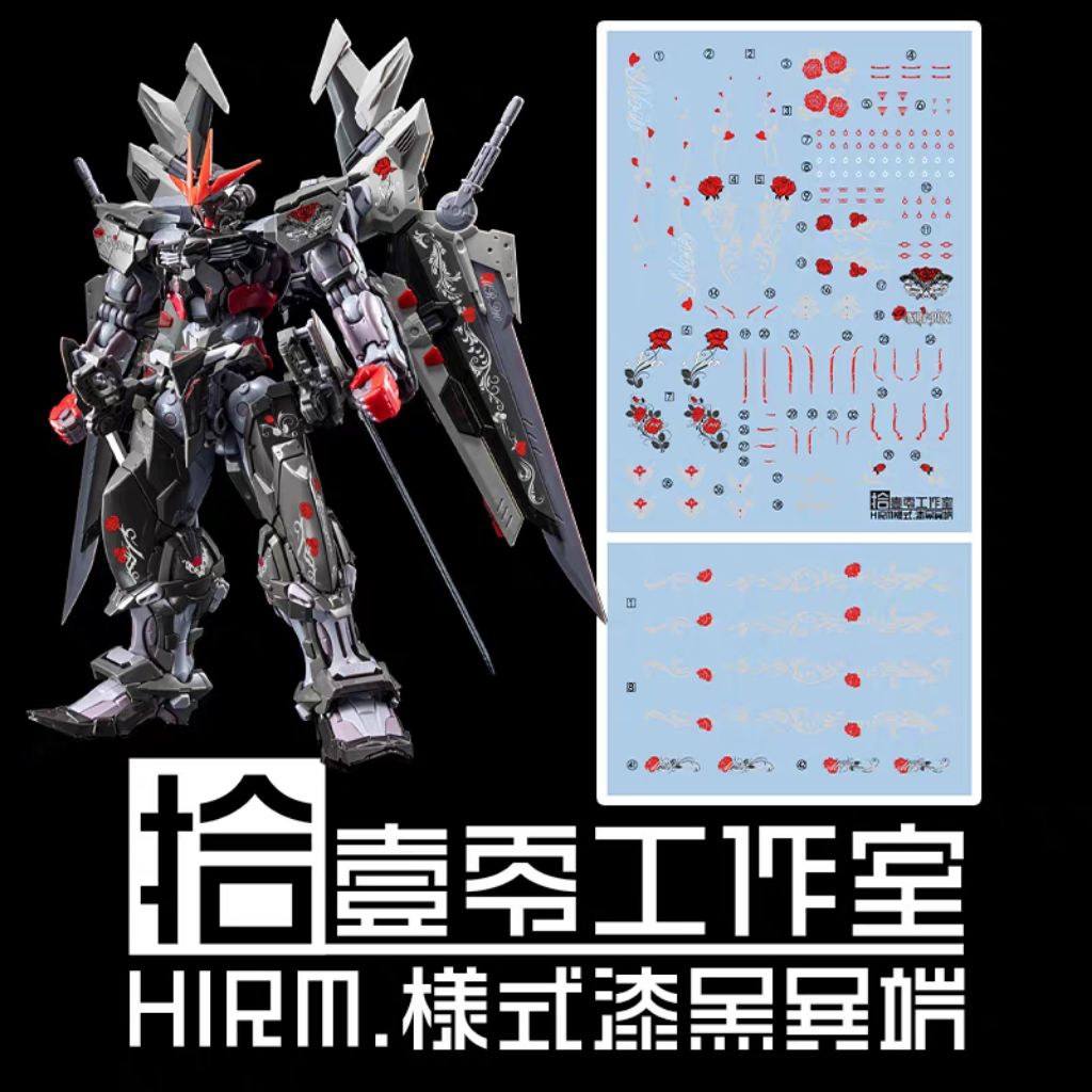 HiRM 1/100 ASTRAY NOIR WATER DECAL TOZ DECAL