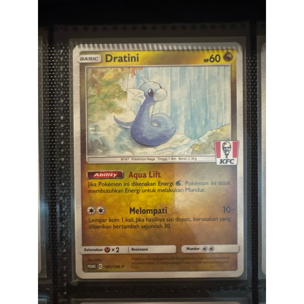 DRATINI (PROMO CARD KFC) 185/SM-P POKEMON TCG INDONESIA
