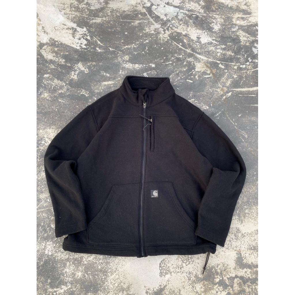 Carhartt Jackets: Men's Water-Resistant Fleece Jacket J173 BLK