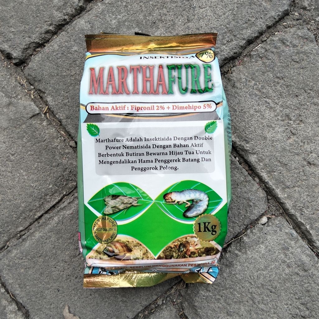 MARTHAFUR Kemasa 1 kg Karbofuran dan Dimepho anti sunde Anti Orong2 Anti Keong Mas