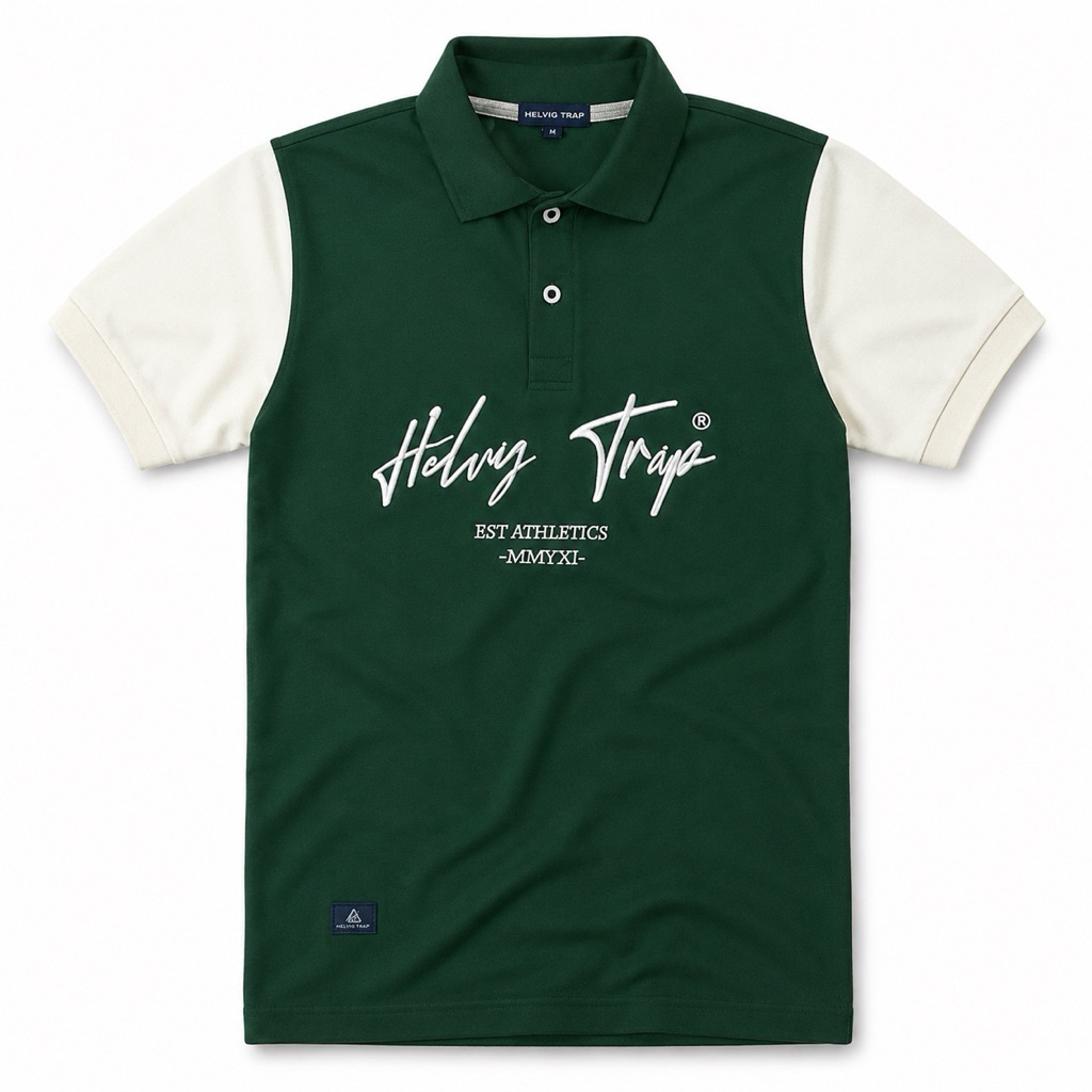 Polo Shirt Pola Warna Premium Kaos kerah Polo Pria Lengan Pendek Kerah