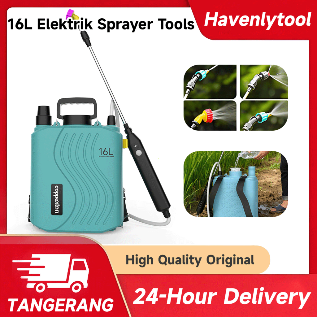 Havenlytool Sprayer Listrik 16 Liter Semprot Pertanian Ransel Listrik  Alat Semprot Pertanian Tanama