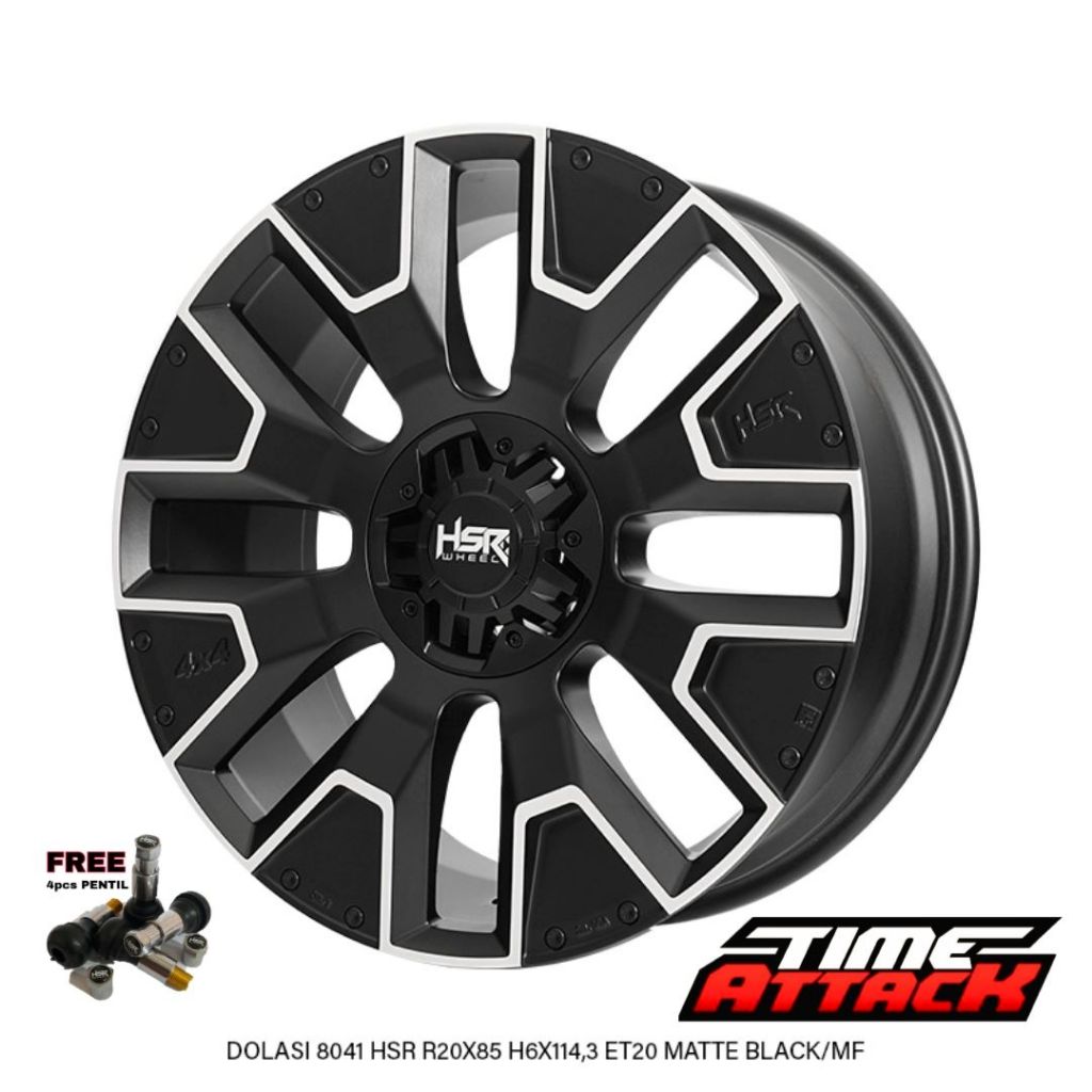 Velg Mobil Nissan Navara Ring 20 HSR WHEEL Dolasi R20 Pcd 6X114,3