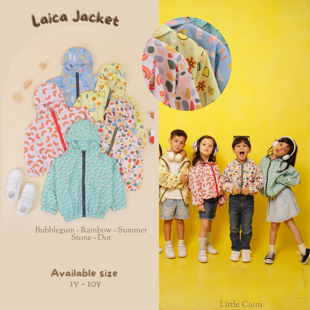 LAICA JACKET - little caim - jaket anak unisex