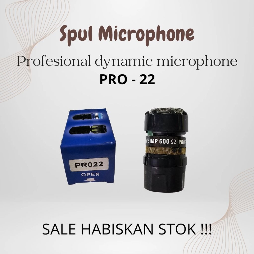 Surya Agung Spul Microphone Pro 22 spool mic dynamic