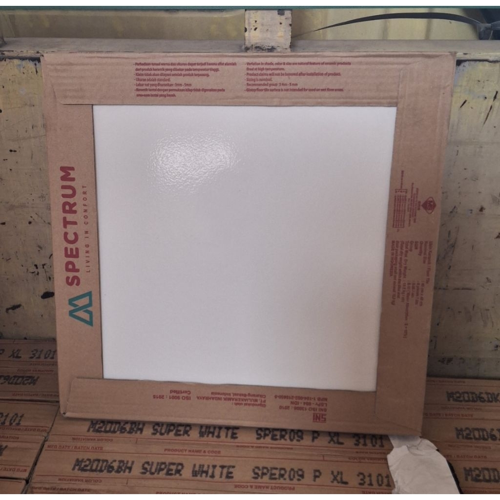 keramik Lantai 40x40 Putih Polos