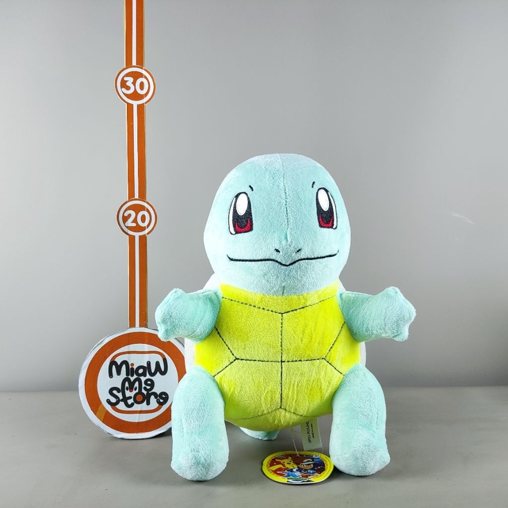 Boneka Pokemon Squirtle Kura-kura Original Nintendo New Tag