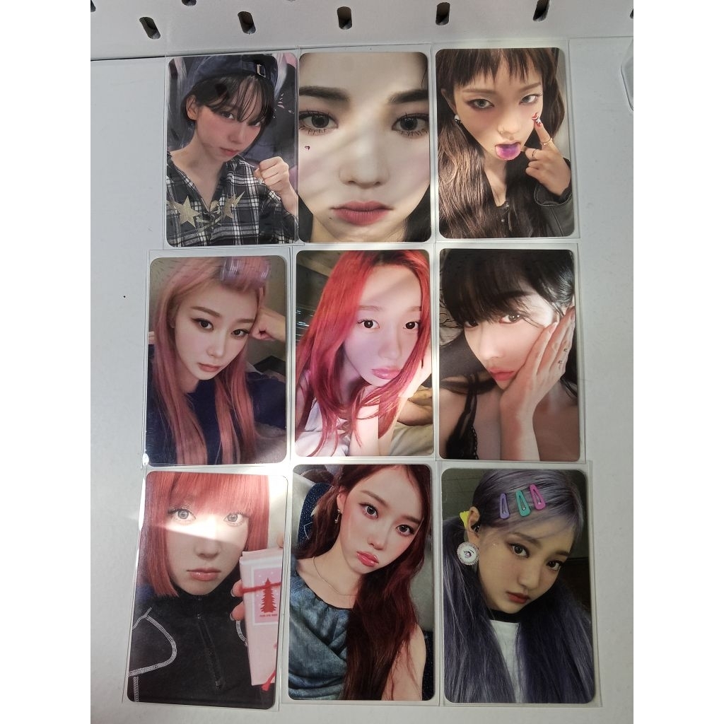 Official pc Karina zoom girls,ningning trading card life's too short,Giselle red dirty work,Giselle 