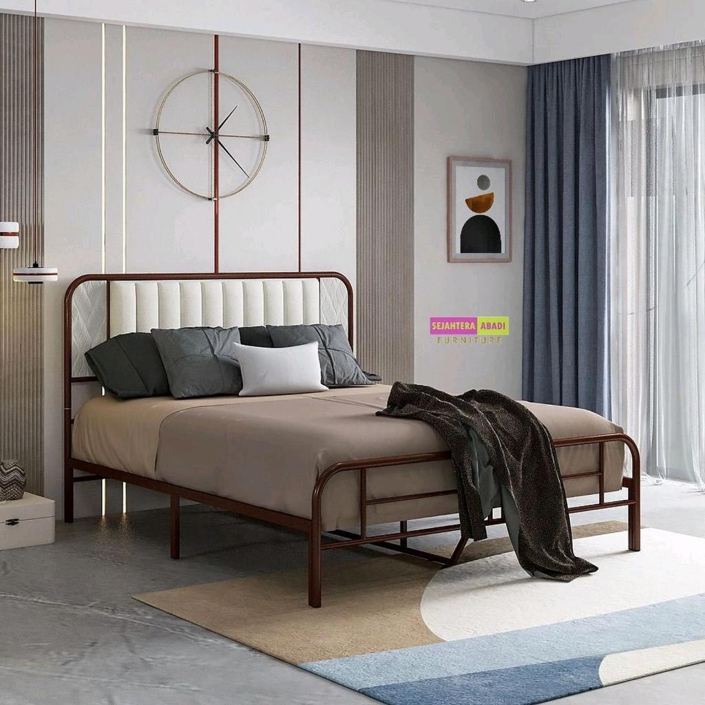 Siantano Ranjang Besi Oliver Divan Ukuran 160x200 & 180x200 Dipan Bed OLIVER Siantano Furniture Mini