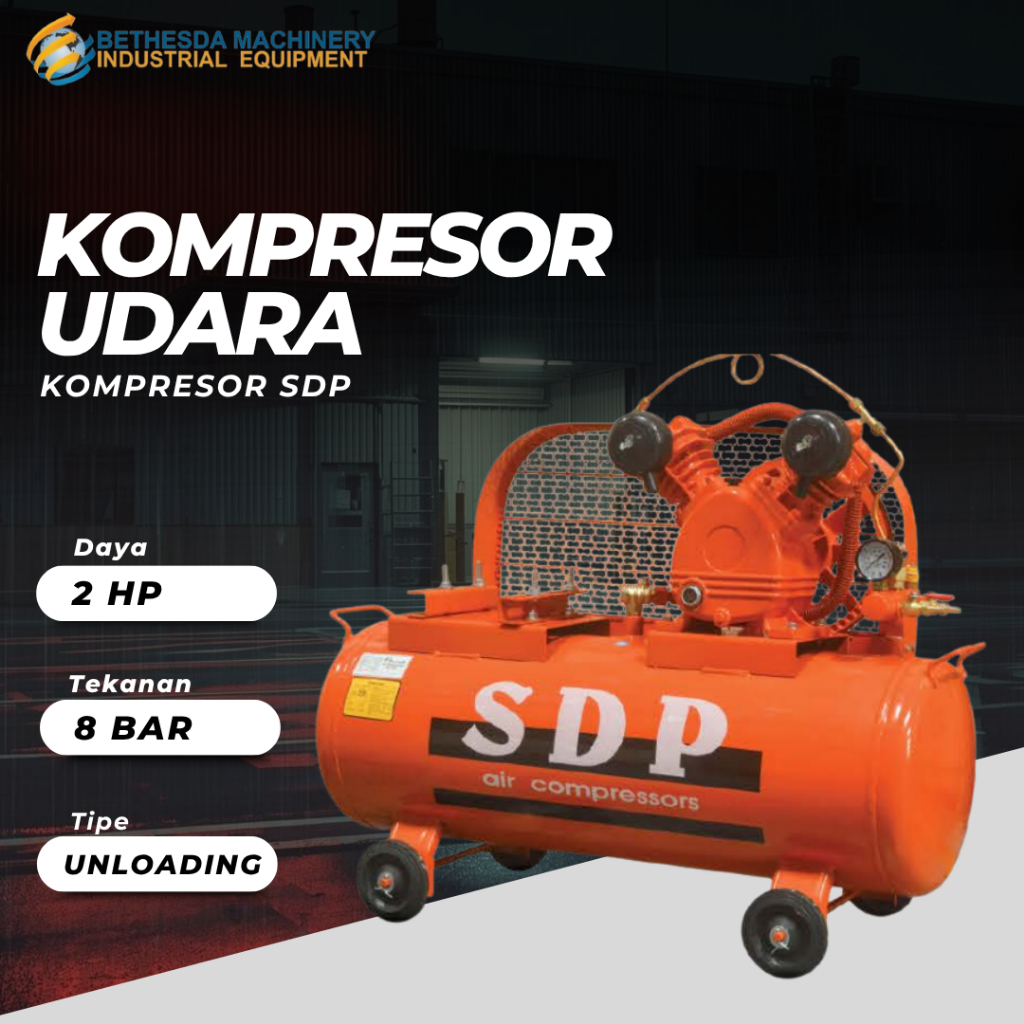 Kompresor SDP 2 Hp 8 Bar Kompresor Unloading SDP