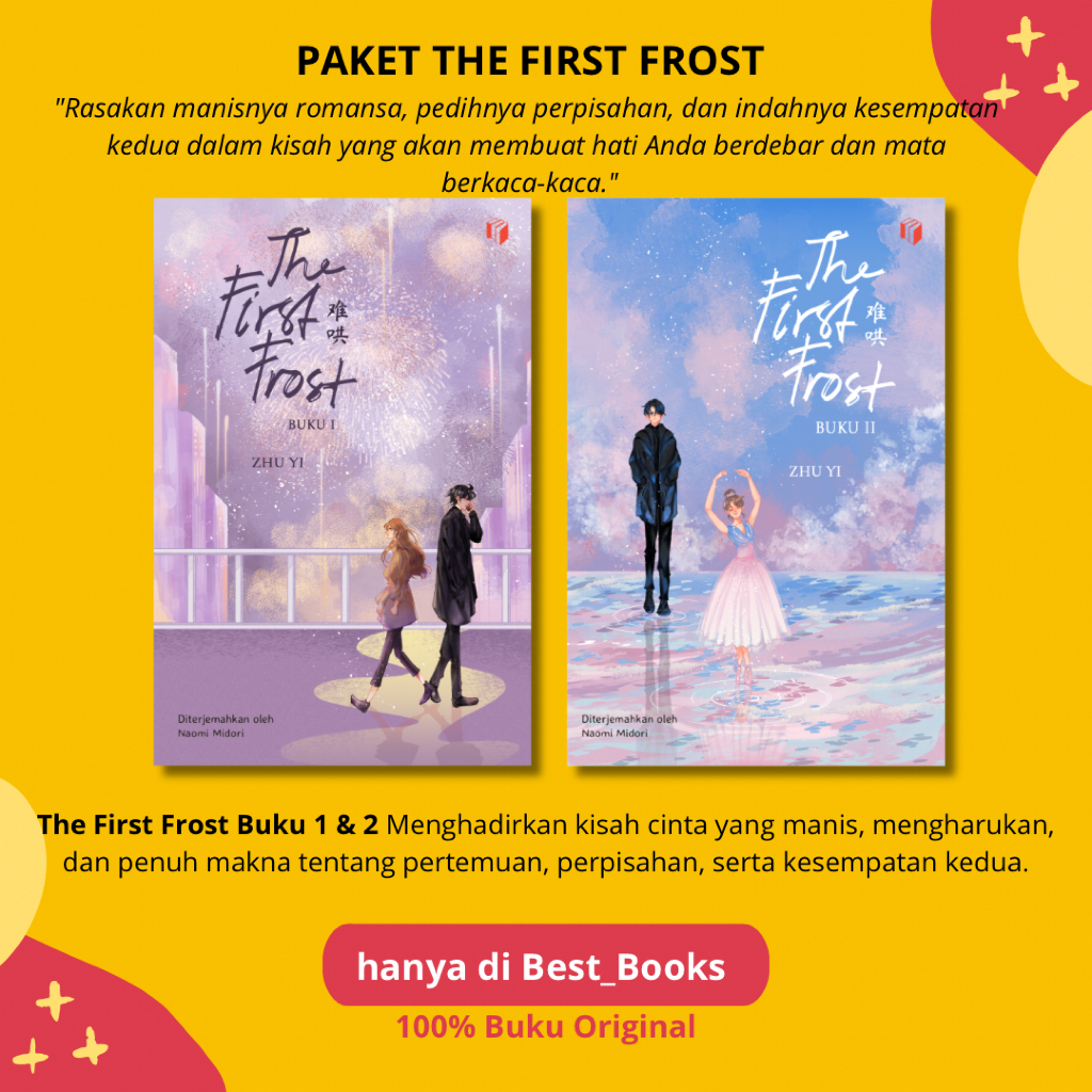 Shira Media - Paket Hemat Bundling (The First Frost Buku 1 & The First Frost Buku 2) - Zhu Yi - Orig