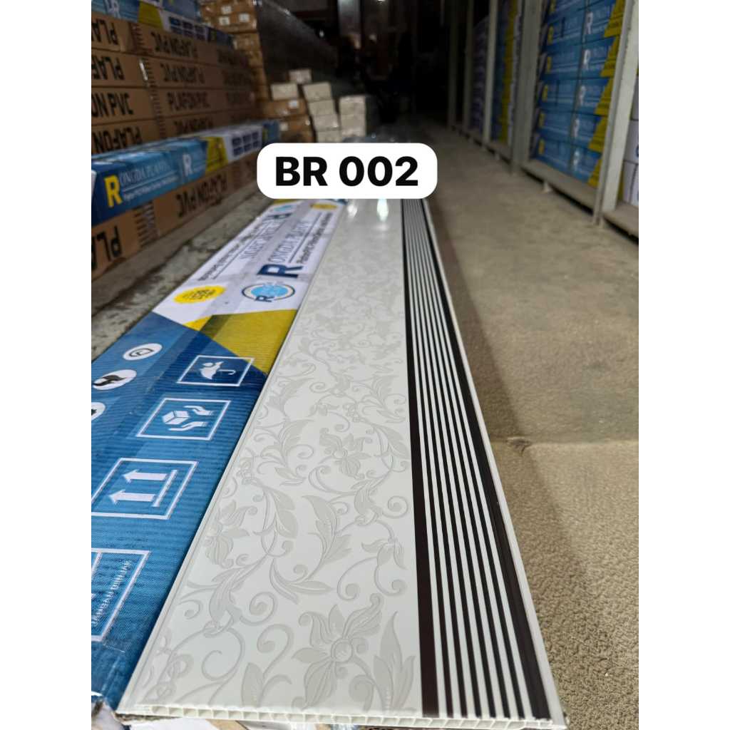 Plafon PVC Motif Batik Glossy Tebal 8mm Rongdafon BR002