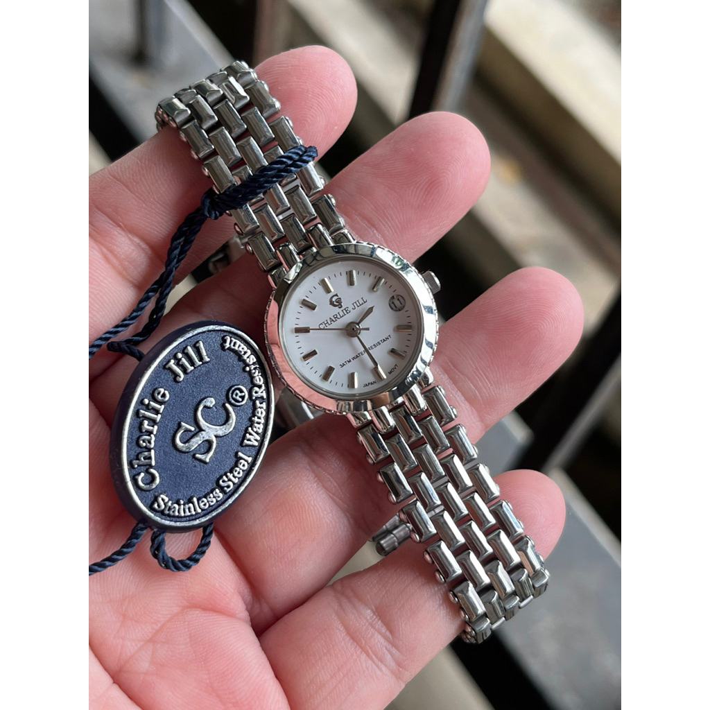 PROMO CHARLIE JILL JAM TANGAN WANITA ORIGINAL MESIN JEPANG  WATER RESISTANT 3 ATM