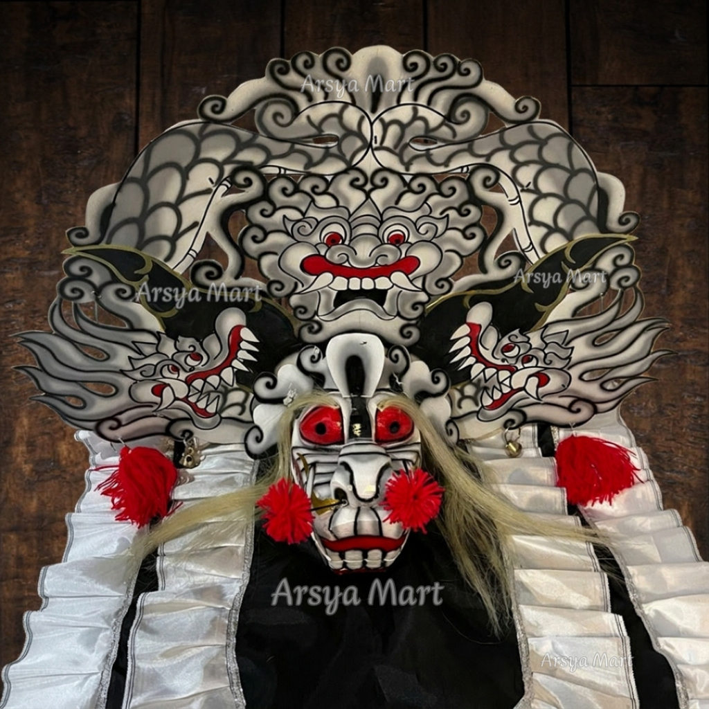 Barongan Kayu Pentas Premium Fullset Motif Casper